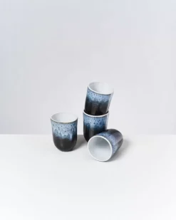 Motel a Miio Alcachofra 4Er Set Becher Gros Schwarz Outlet