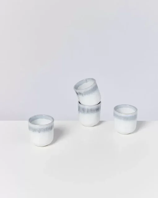 Motel a Miio Alcachofra 4Er Set Becher Klein Graublau Discount