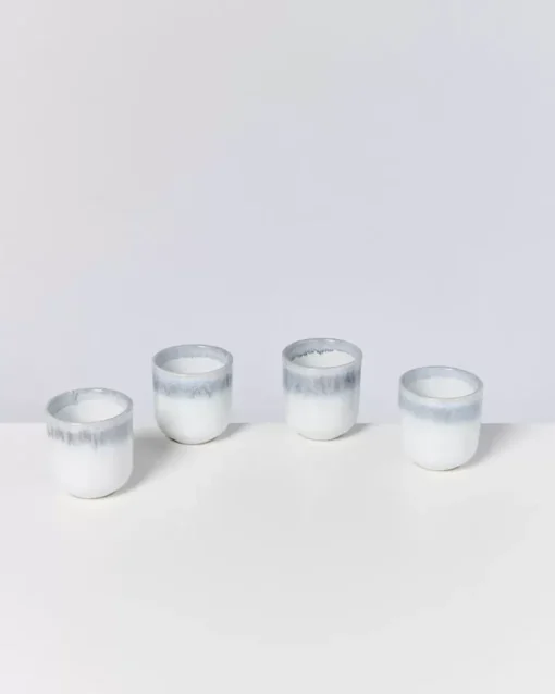Motel a Miio Alcachofra 4Er Set Becher Klein Graublau Discount