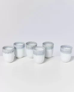 Motel a Miio Alcachofra 6Er Set Becher Gros Graublau New
