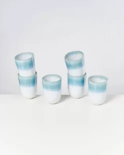 Motel a Miio Alcachofra 6Er Set Becher Gros Grunblau Clearance