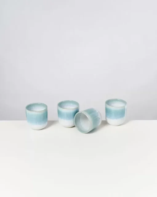 Motel a Miio Alcachofra 4Er Set Becher Klein Grunblau Best