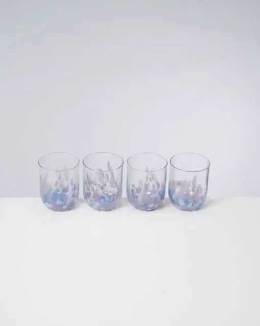 Motel a Miio Alegria 4Er Set Glas Gros Drops Lila Best