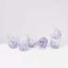 Motel a Miio Alegria 6Er Set Glas Gros Drops Lila Hot