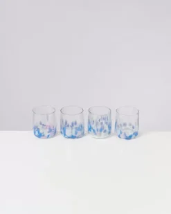 Motel a Miio Alegria 4Er Set Glas Klein Big Drops Blau Discount