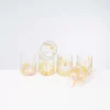 Motel a Miio Alegria 6Er Set Glas Klein Big Drops Rosa Gelb Outlet