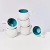 Motel a Miio Areia 6Er Set Tasse Gros Aqua New