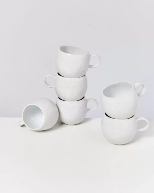 Motel a Miio Areia 6Er Set Tasse Klein Weis Hot