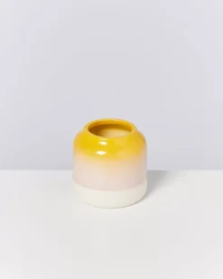 Motel a Miio Bebe Vase Gelb Rosa Gesprenkelt Sale
