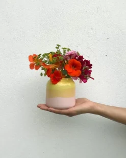 Motel a Miio Bebe Vase Gelb Rose
