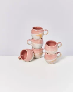 Motel a Miio Bica 6Er Set Tasse Klein Pink Cream Clearance