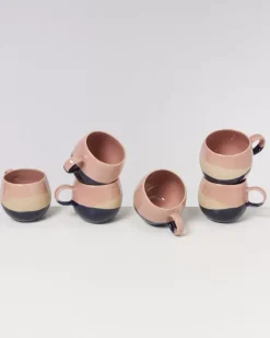 Motel a Miio Bica Tasse Gros Pink Navy Cream Clearance
