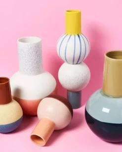 Motel a Miio Bola Vase L Grun Mint Navy Outlet