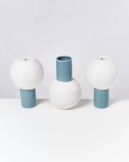 Motel a Miio Bola Vase M Graublau Gesprenkelt Best