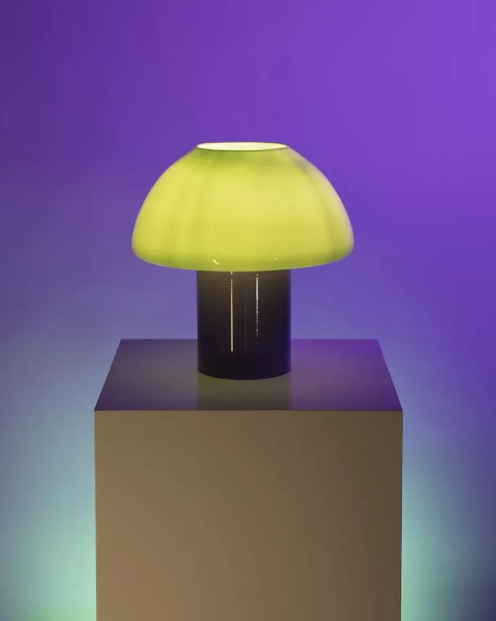 Motel a Miio Cogumelo Glaslampe Mint Lila Best