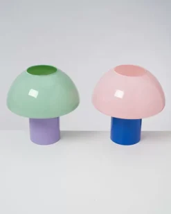 Motel a Miio Cogumelo Glaslampe Mint Lila Best
