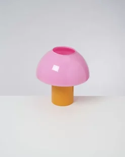 Motel a Miio Cogumelo Glaslampe Rosa Gelb Discount