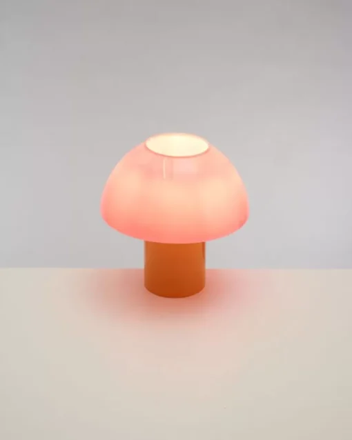 Motel a Miio Cogumelo Glaslampe Rosa Gelb Discount