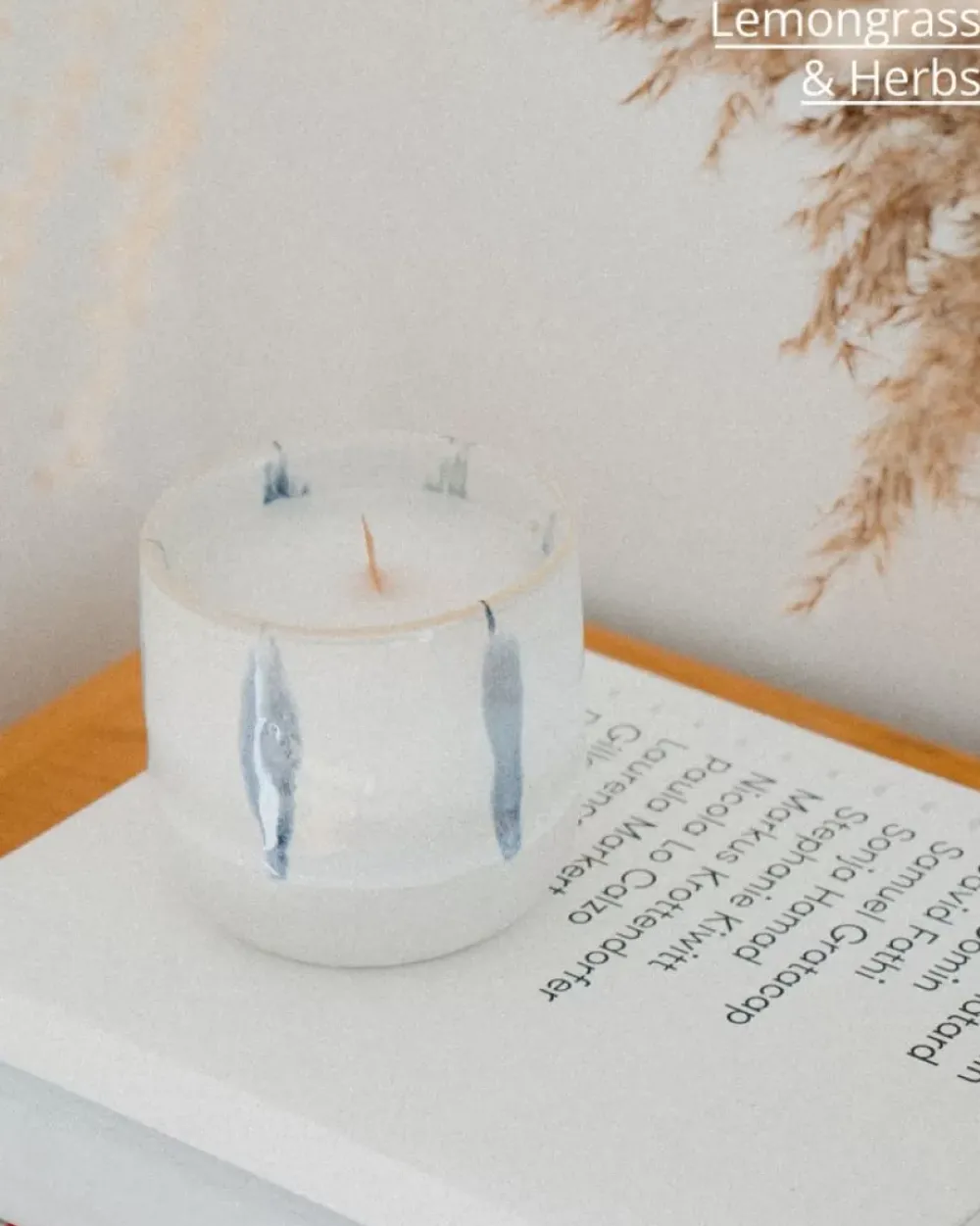 Motel a Miio Coimbra Duftkerze "Sal Na Pele" Weis Blau Sale