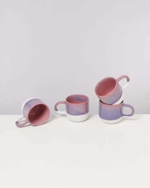 Motel a Miio Coimbra 4Er Set Tasse Gros Lila Rosa Hot