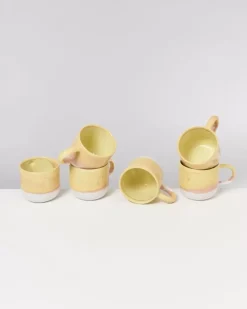 Motel a Miio Coimbra 6Er Set Tasse Gros Gelb Hot