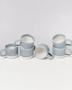 Motel a Miio Coimbra 6Er Set Teetasse Graublau Clearance