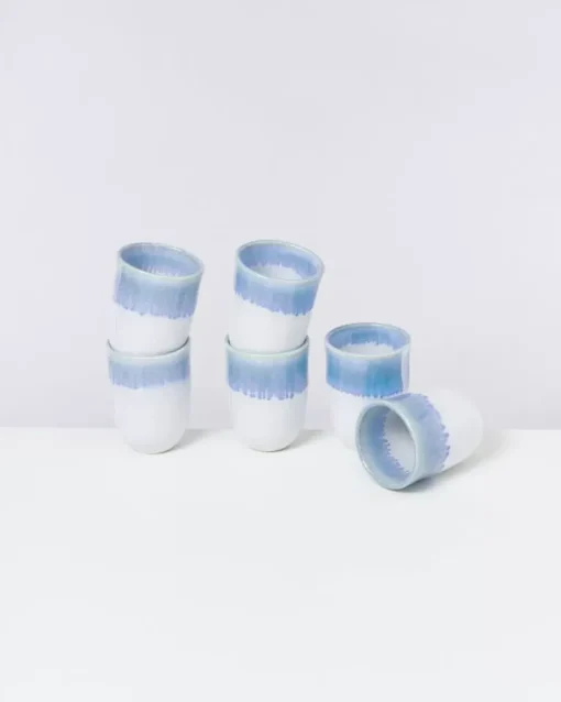 Motel a Miio Copa Alto Becher Gros Blau Weis Outlet