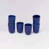 Motel a Miio Copa Alto 6Er Set Becher Gros Dunkelblau Outlet