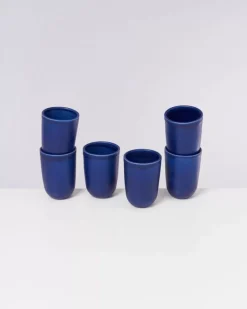 Motel a Miio Copa Alto 6Er Set Becher Gros Dunkelblau Outlet