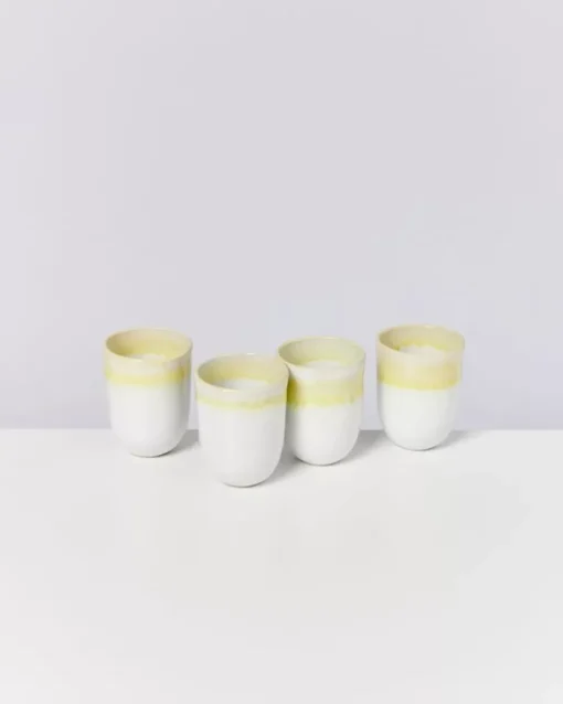 Motel a Miio Copa Alto 4Er Set Becher Gros Gelb Clearance