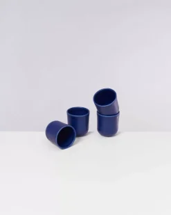 Motel a Miio Copa Alto 4Er Set Becher Klein Dunkelblau Best