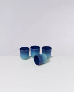 Motel a Miio Copa Alto 4Er Set Becher Klein Blau Turkis Discount