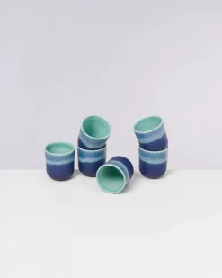 Motel a Miio Copa Alto 6Er Set Becher Klein Turkis New