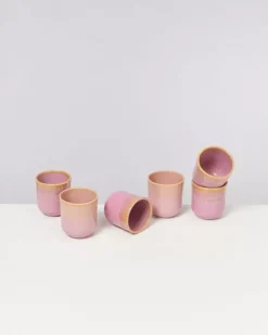 Motel a Miio Copa Alto 6Er Set Becher Klein Gelb Rose Best