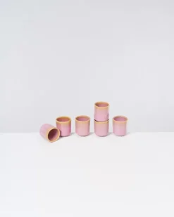 Motel a Miio Copa Alto 6Er Set Espressobecher Gelb Rose