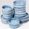 Motel a Miio Cordoama Blau Gesprenkelt - 24 Teiliges Set Discount