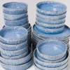 Motel a Miio Cordoama Blau Gesprenkelt - 40 Teiliges Set Hot