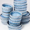 Motel a Miio Cordoama Blau Gesprenkelt - 32 Teiliges Set Clearance