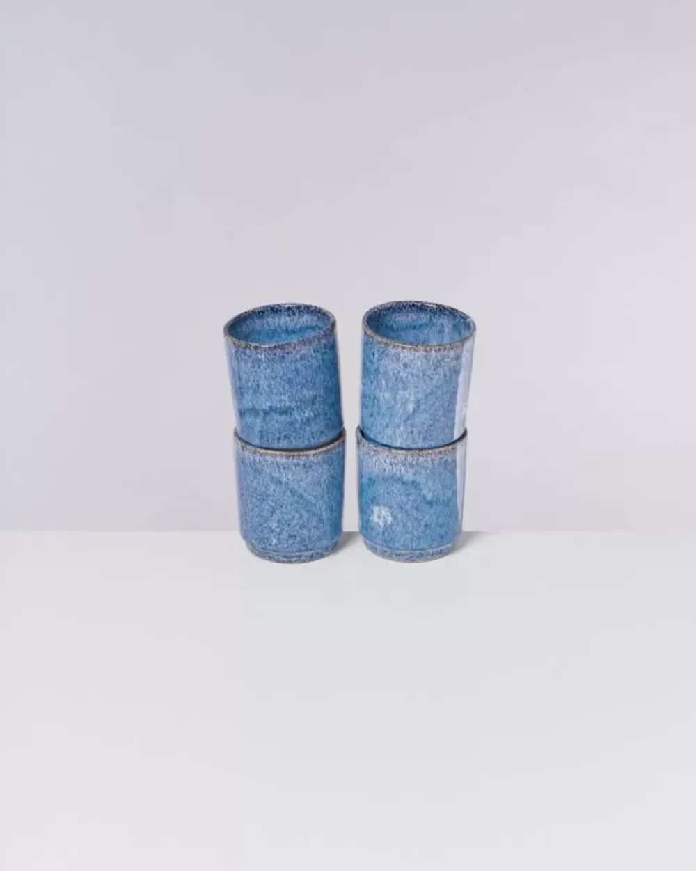 Motel a Miio Cordoama 4Er Set Becher Gros Blau Gesprenkelt Sale