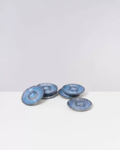 Motel a Miio Cordoama 6Er Set Eierbecher Blau Gesprenkelt