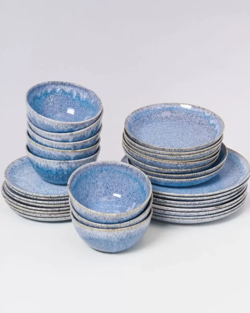 Motel a Miio Cordoama Klassik Blau Gesprenkelt - 32 Teiliges Set Clearance