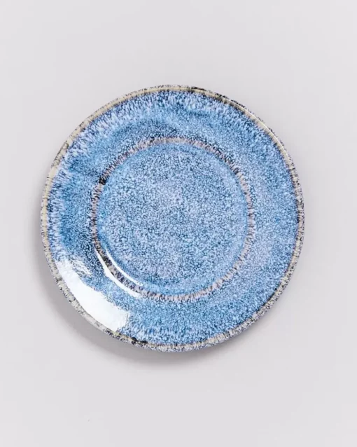 Motel a Miio Cordoama Untertasse Blau Gesprenkelt