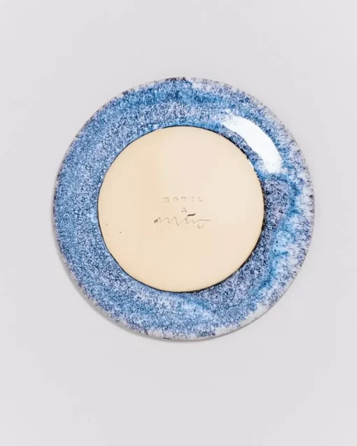 Motel a Miio Cordoama Untertasse Blau Gesprenkelt