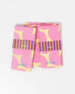 Motel a Miio Geschirrtuch Rosa Gelb Discount