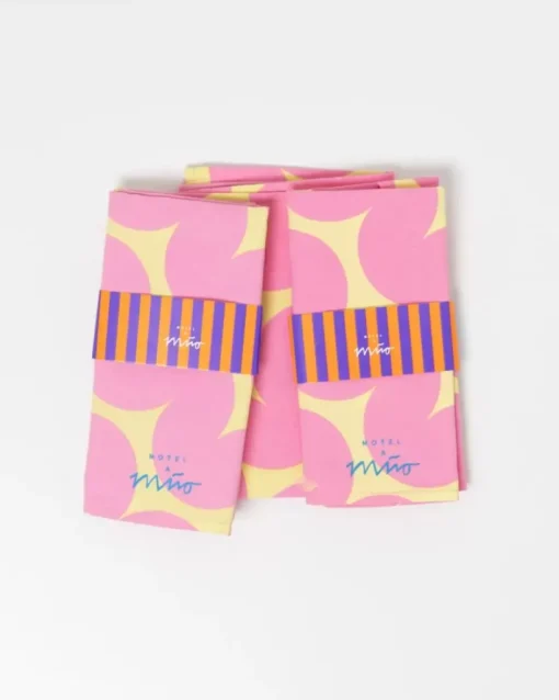 Motel a Miio Geschirrtuch Rosa Gelb Discount