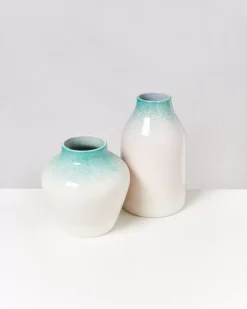 Motel a Miio Madalin Vase Grun Rosa Gesprenkelt Sale
