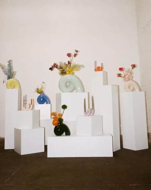 Motel a Miio X Ju Schnee Viparita Vase L Grun Clearance