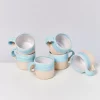 Motel a Miio Nodoa 6Er Set Tasse Blue Dipped