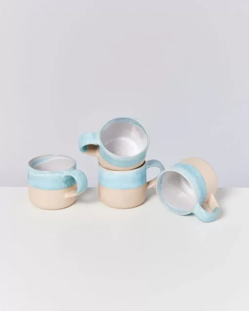 Motel a Miio Nodoa 4Er Set Tasse Blue Dipped Sale