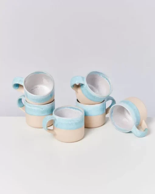 Motel a Miio Nodoa 6Er Set Tasse Blue Dipped Sale